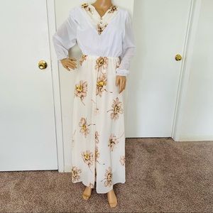 Linnna Ling Maxi Floral Belted Dress